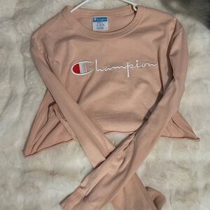 Cropped Champion Sweater Size Small